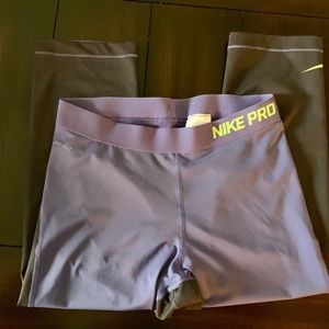 Nike Pro running Capris